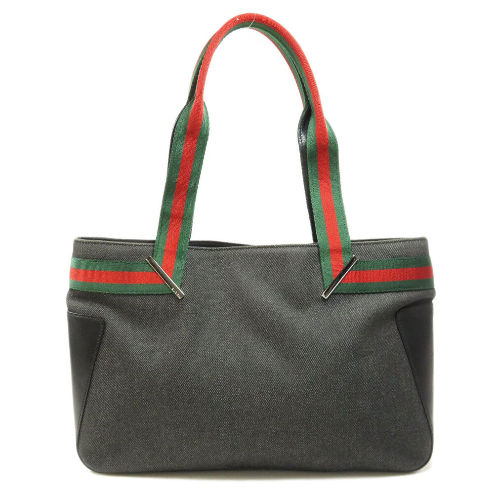 Gucci Denim Sherry Tote Bag